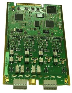 Mặt trước TLANI8 - Card mở rộng 8 trung kế vào bưu điện cho tổng đài siemens hipath 3550