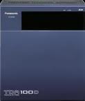 Mặt trước Tổng đài Panasonic KX-TDA100D với 8 đường vào và 88 máy lẻ
