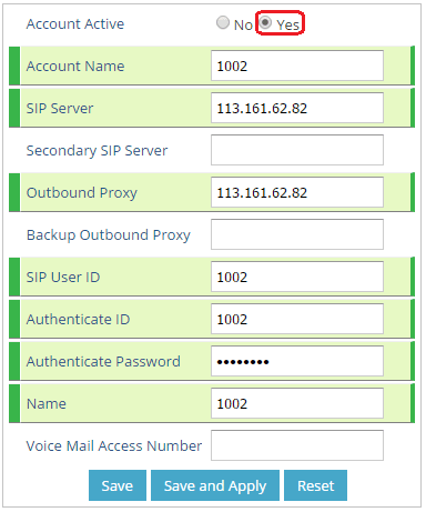 Demo tổng đài IP Grandstream